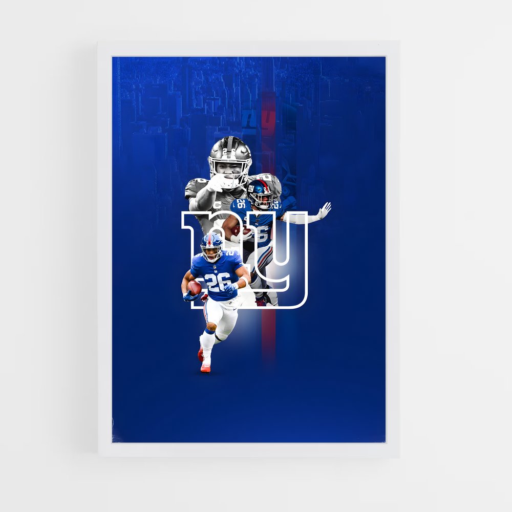 new-york-giants-11 cadre Blanc