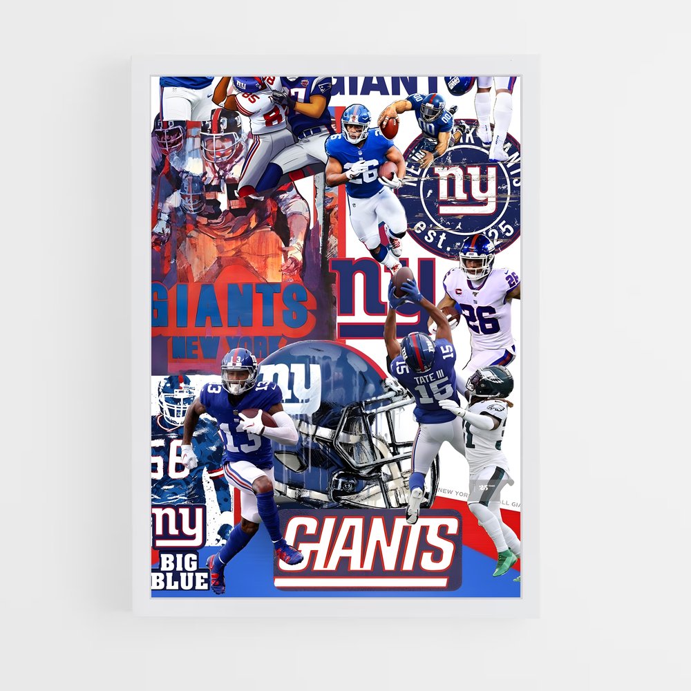 new-york-giants-2 cadre Blanc