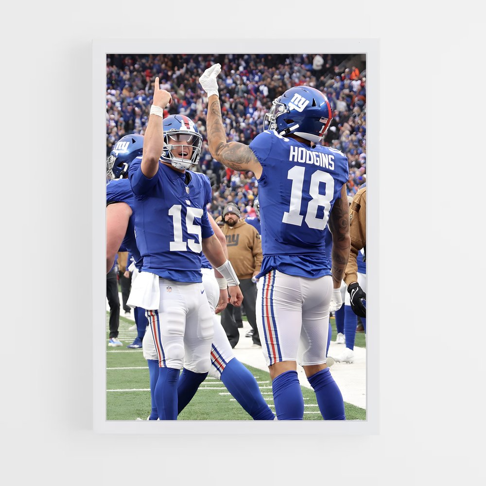 new-york-giants-4 cadre Blanc