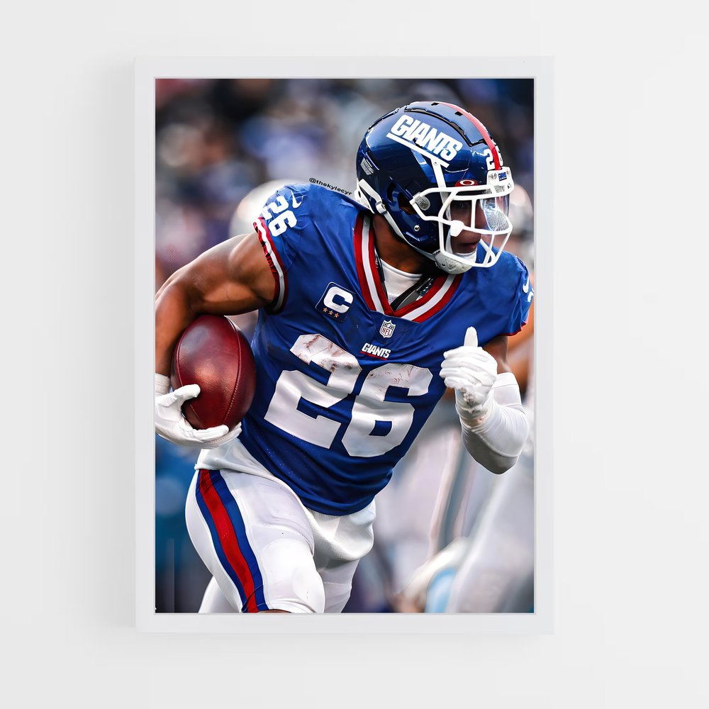 new-york-giants-5 cadre Blanc