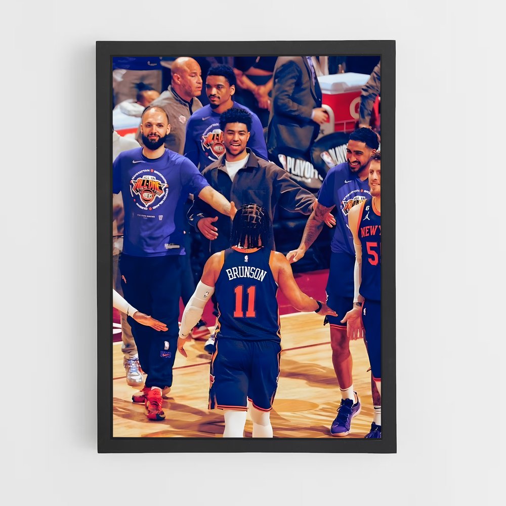 new-york-knicks-11 cadre Noir