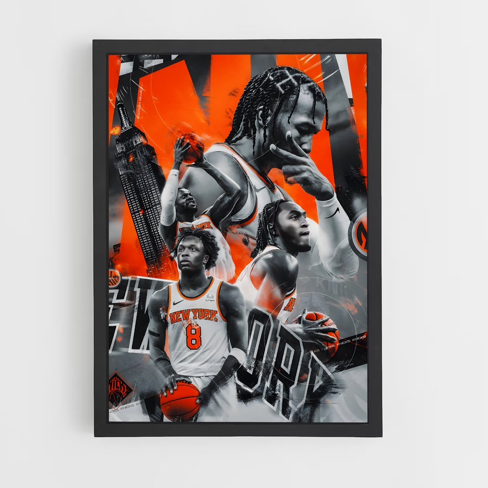 new-york-knicks-13 cadre Noir
