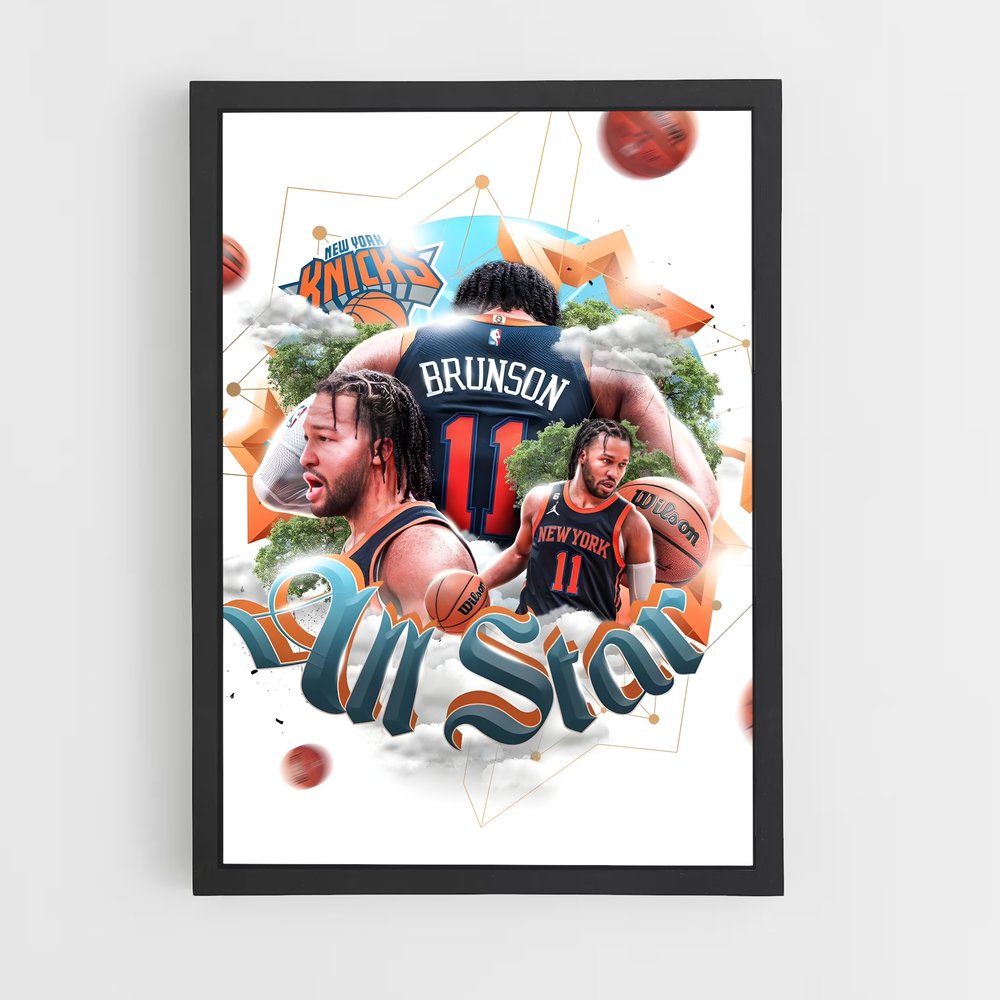 new-york-knicks-14 cadre Noir