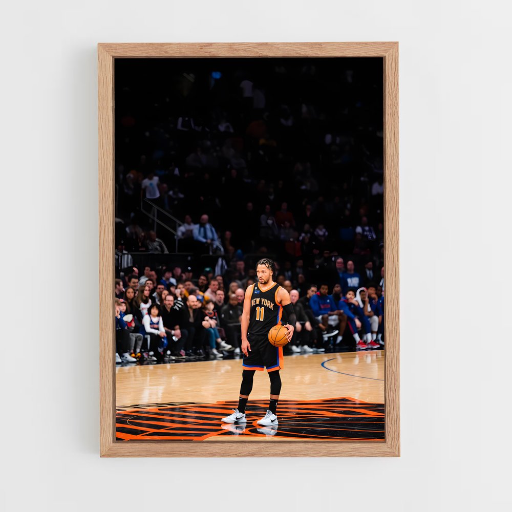 new-york-knicks-17 cadre Bois clair