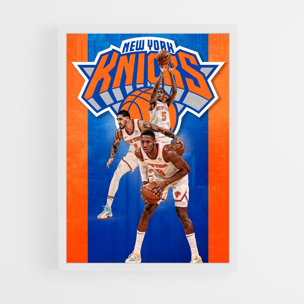 new-york-knicks-18 cadre Blanc