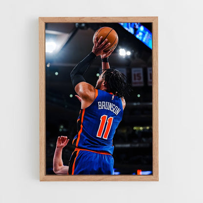 new-york-knicks-2 cadre Bois clair