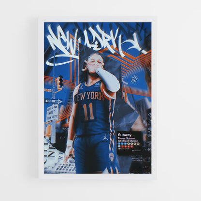 new-york-knicks-24 cadre Blanc
