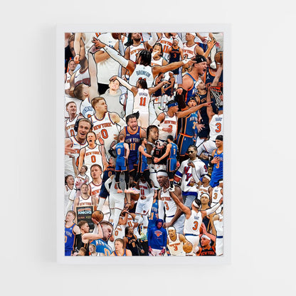 new-york-knicks-4 cadre Blanc