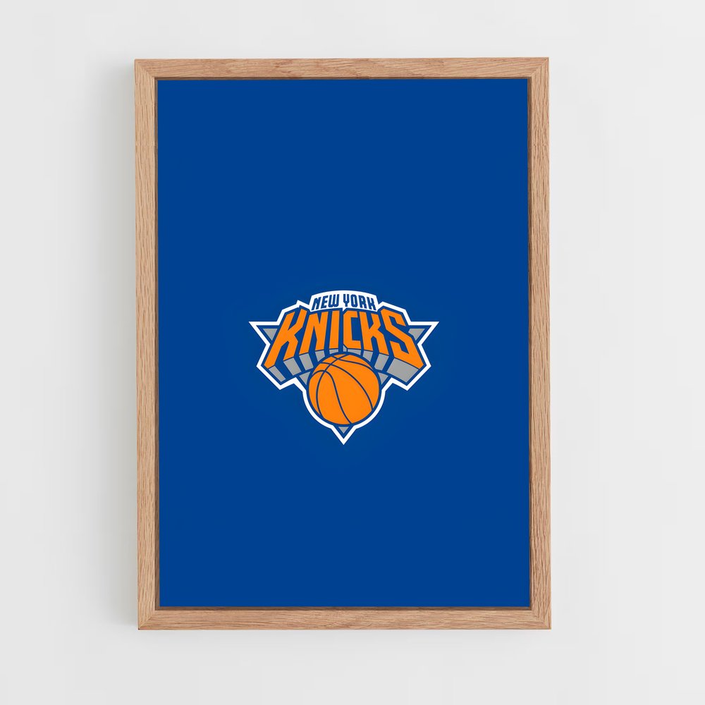 new-york-knicks-5 cadre Bois clair