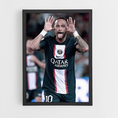 Neymar Celebration Poster