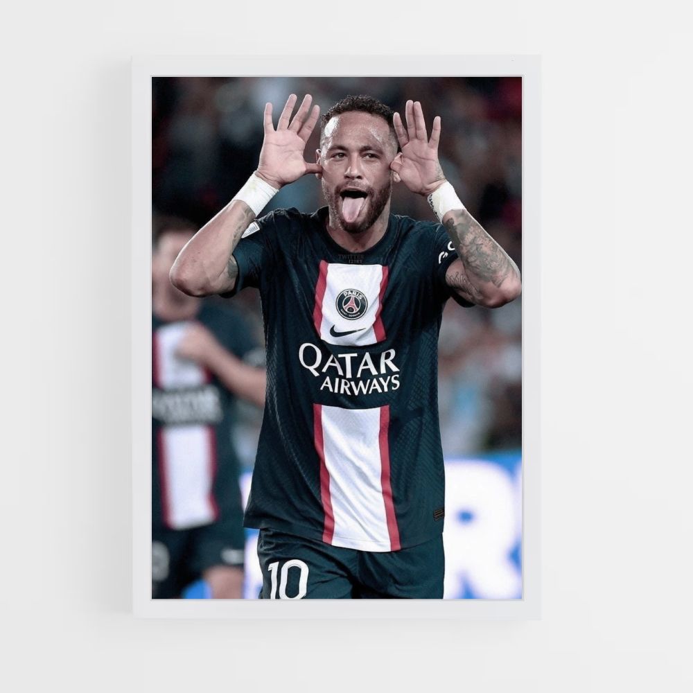 Neymar Celebration Poster