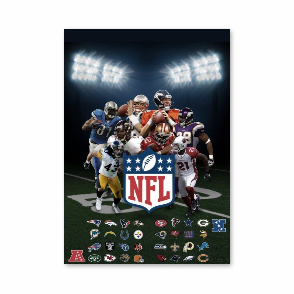 NFL Teams Poster