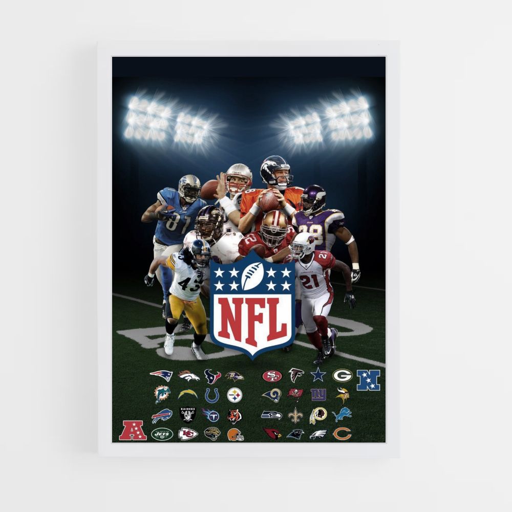 NFL Teams Poster