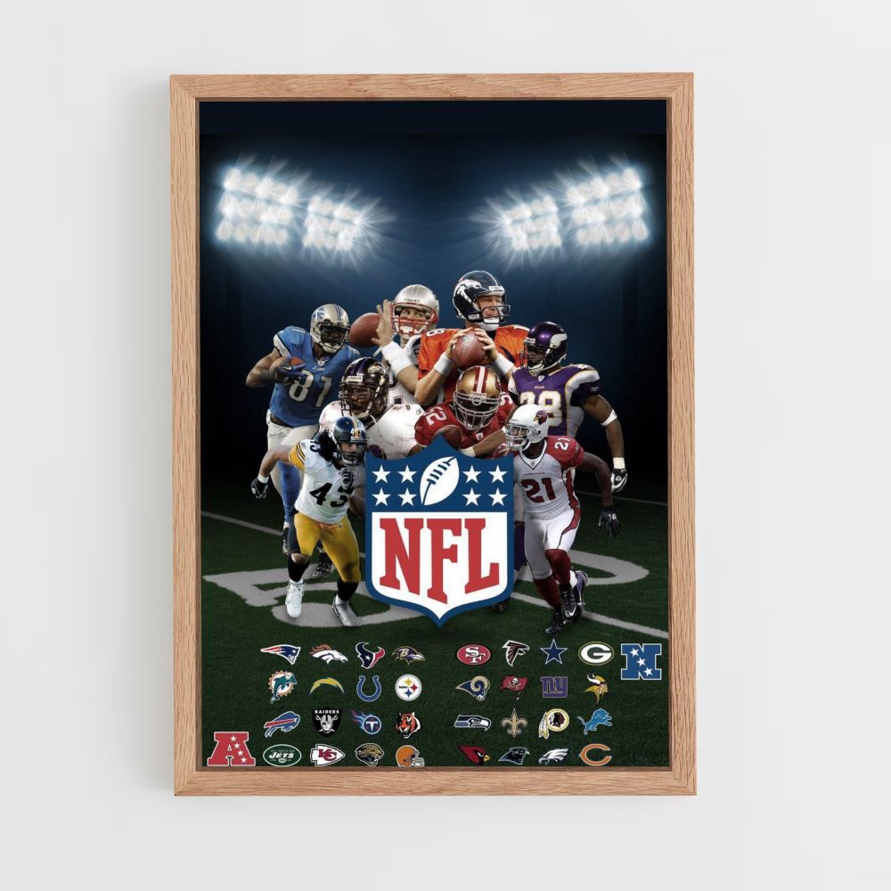 NFL Teams Poster