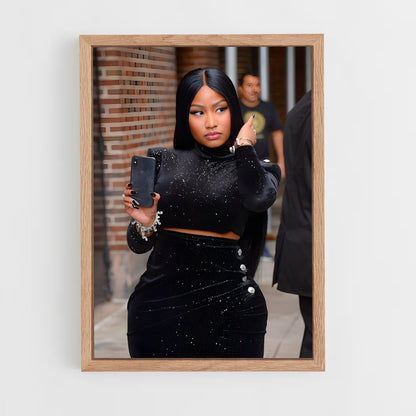 nicky-minaj-2 cadre Bois clair