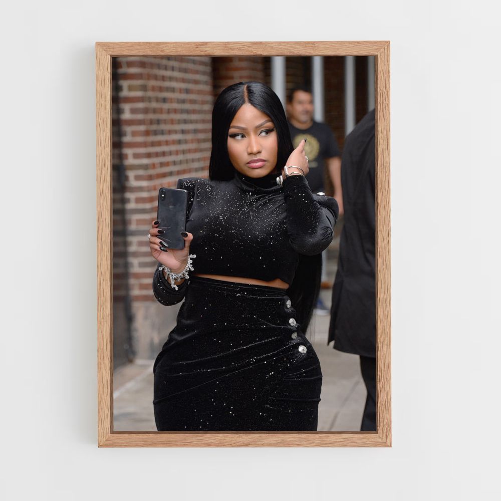 Nicky Minaj Black Poster