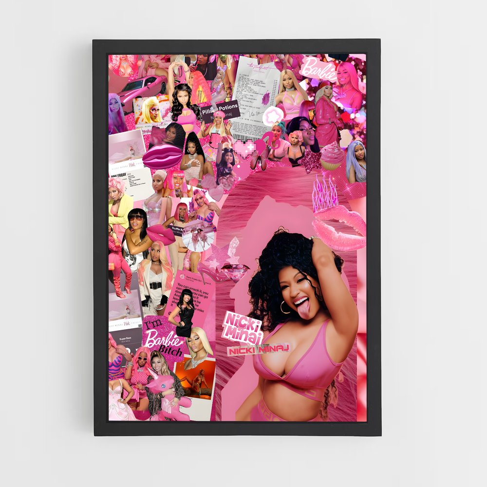 nicky-minaj-3 cadre Noir