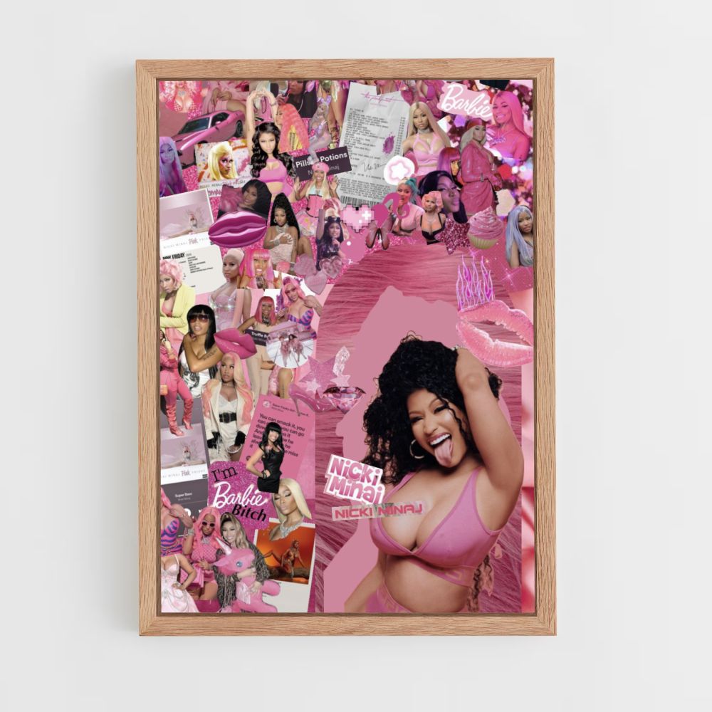 Nicky Minaj Pink Poster