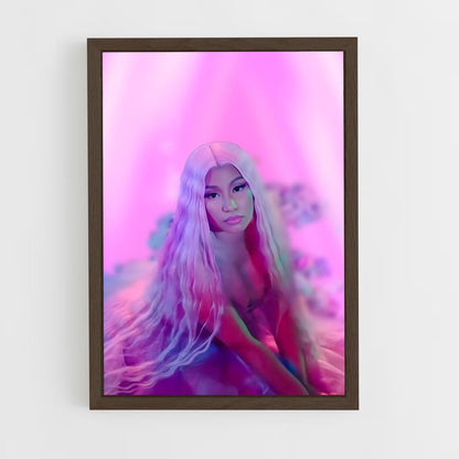 nicky-minaj-4 cadre Bois foncé