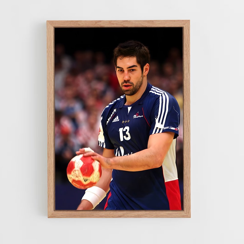 nikola-karabatic-1 cadre Bois clair