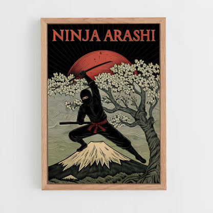 ninja-10 cadre Bois clair