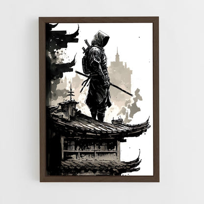 ninja-2 cadre Bois foncé