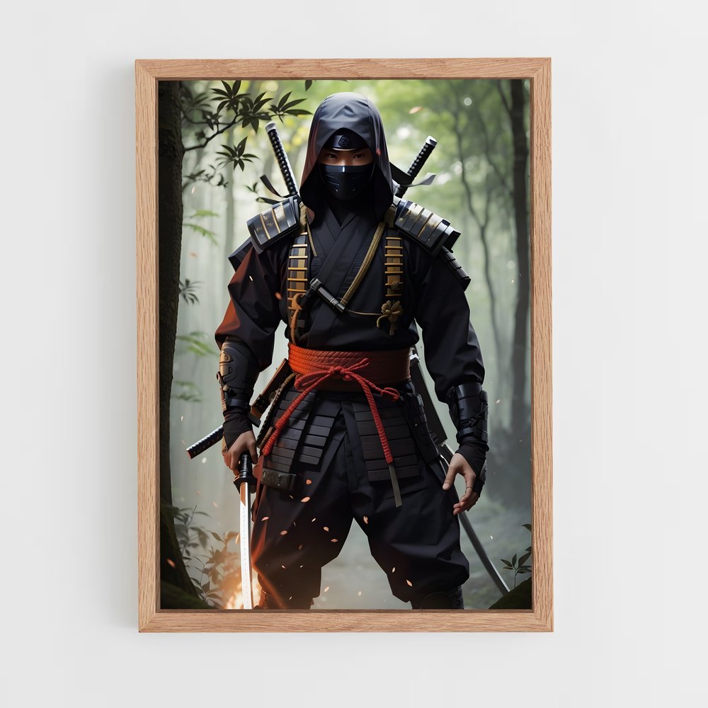 ninja-4 cadre Bois clair
