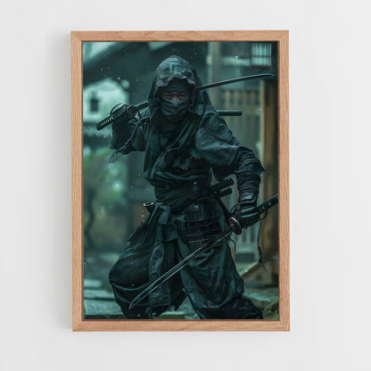 ninja-6 cadre Bois clair
