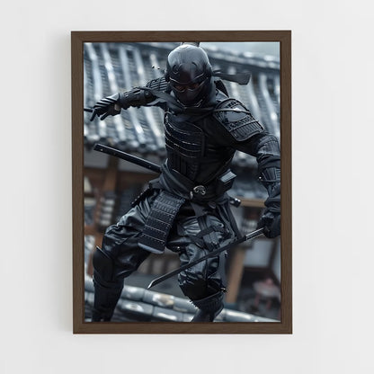 ninja-7 cadre Bois foncé