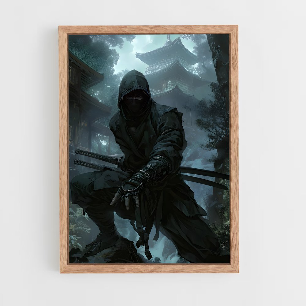 ninja-9 cadre Bois clair