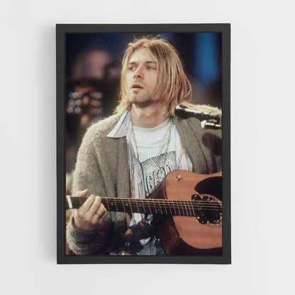 Kurt Cobain Guitar Poster