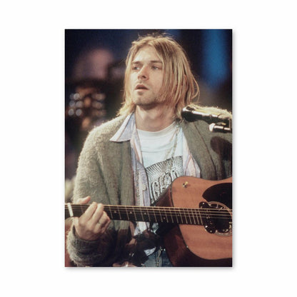 Kurt Cobain Guitar Poster