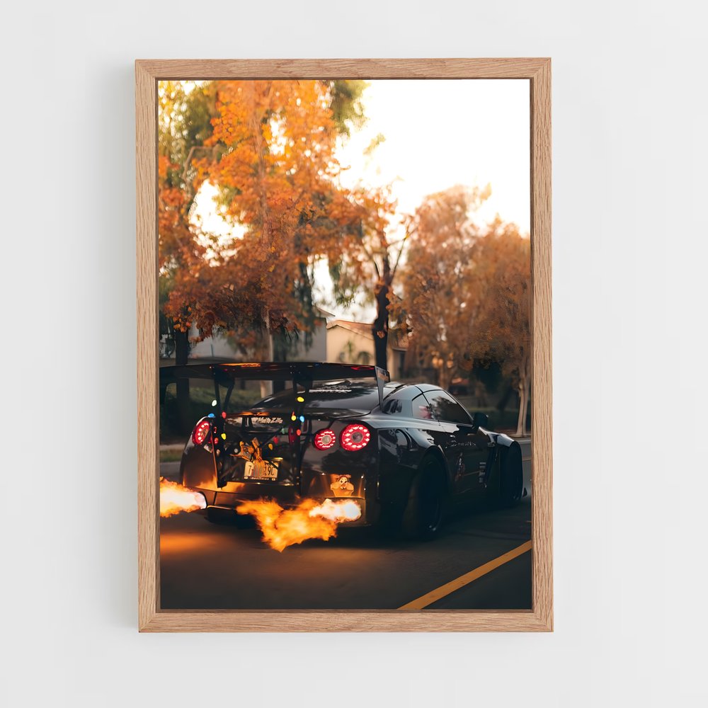 nissan-4 cadre Bois clair