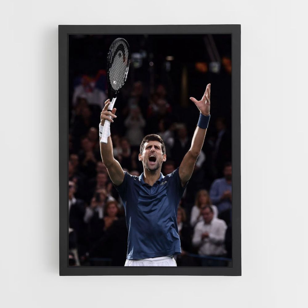 Djokovic Tennis Poster