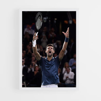 Djokovic Tennis Poster