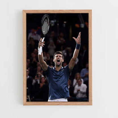 Djokovic Tennis Poster