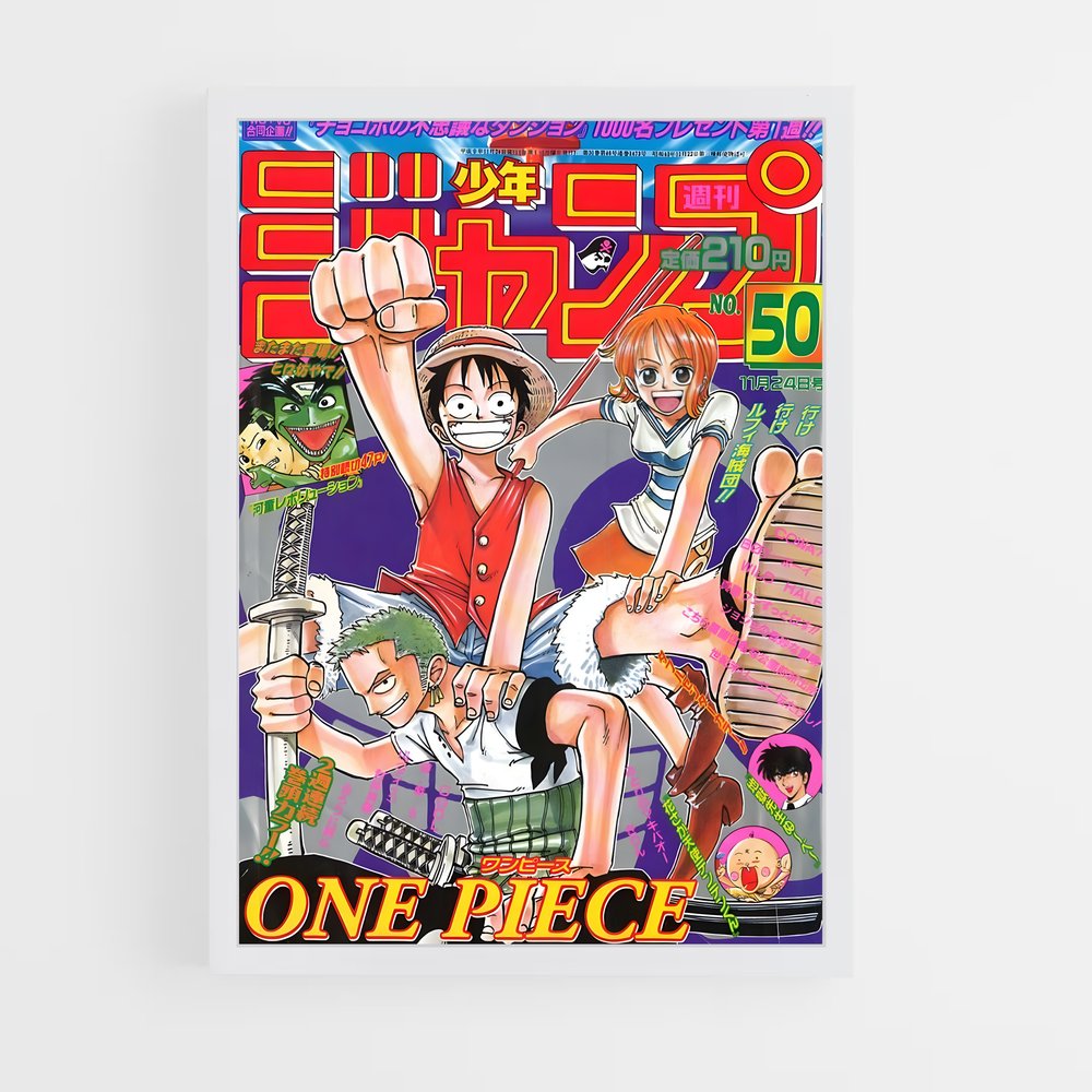 one-piece-1 cadre Blanc