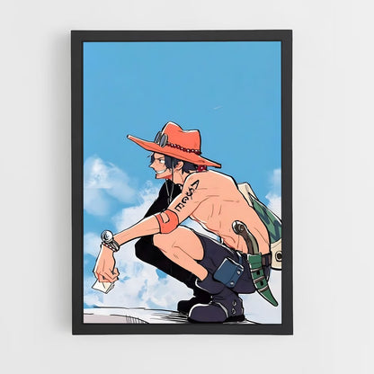 one-piece-14 cadre Noir