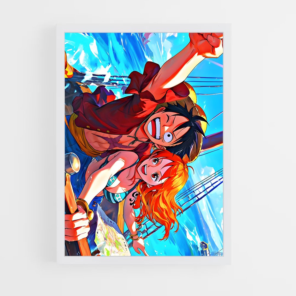 one-piece-19 cadre Blanc
