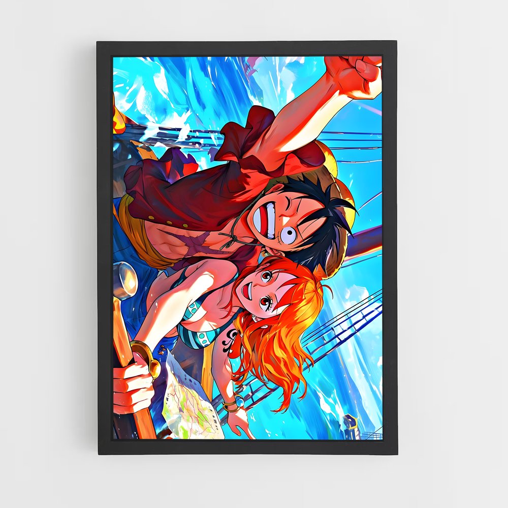one-piece-19 cadre Noir