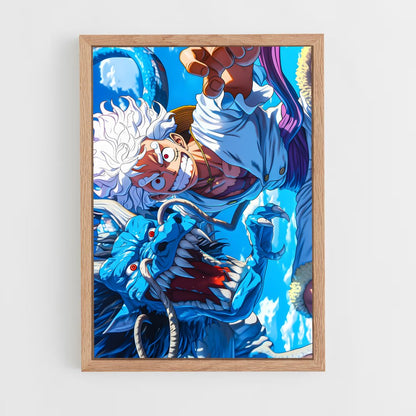 one-piece-21 cadre Bois clair