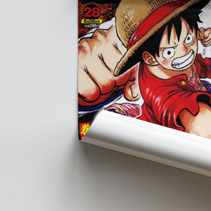 Poster Luffy x Garp