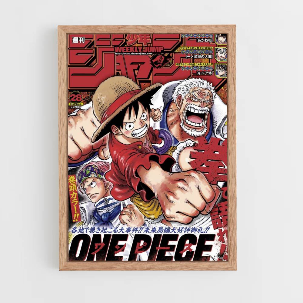 Poster Luffy x Garp