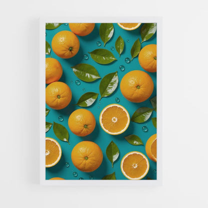 Affiche Oranje Blauw