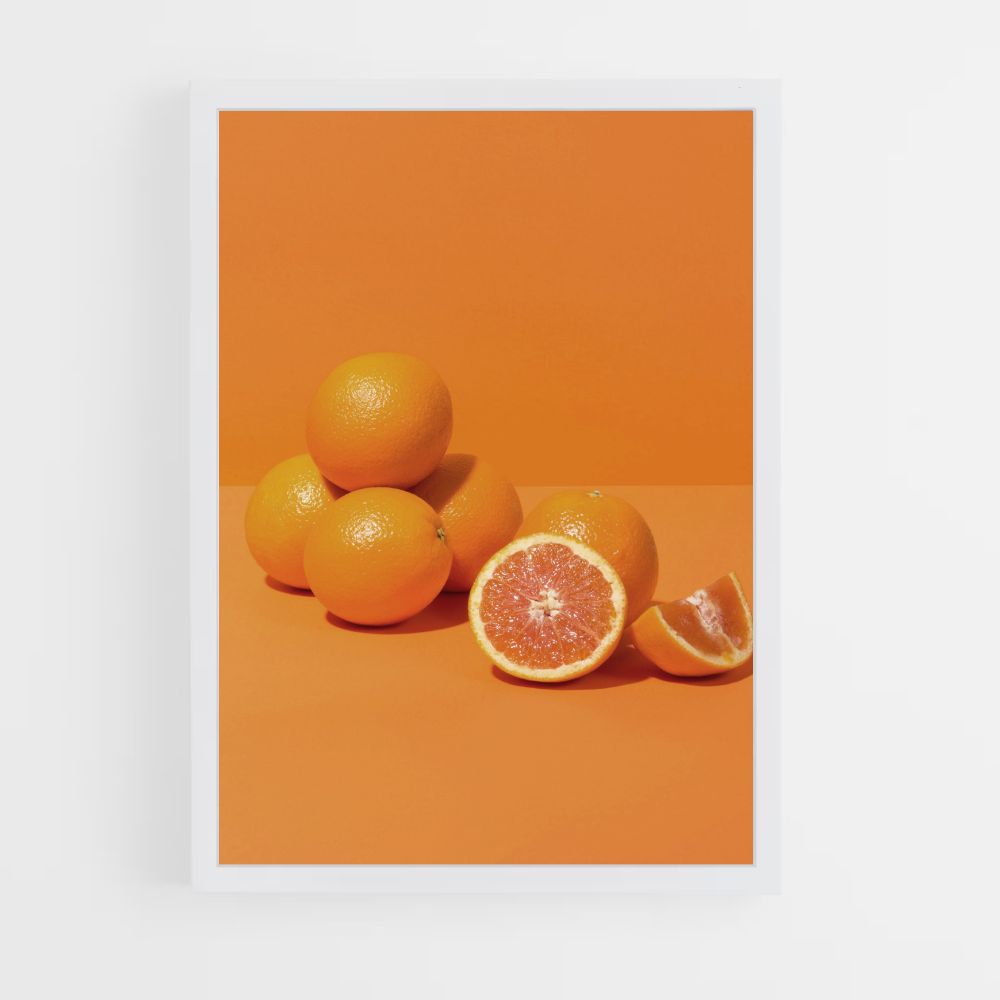 Minimalist Orange Poster