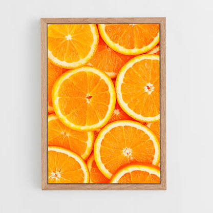 orange-5 cadre Bois clair