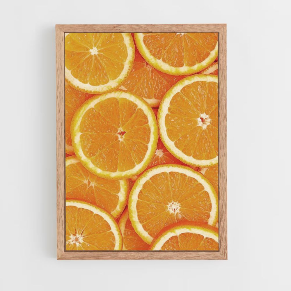 Orange Slices Poster