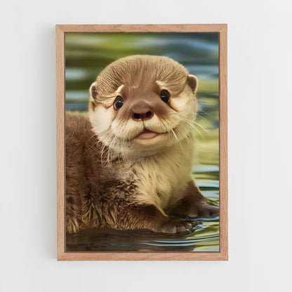 otter-9 cadre Bois clair