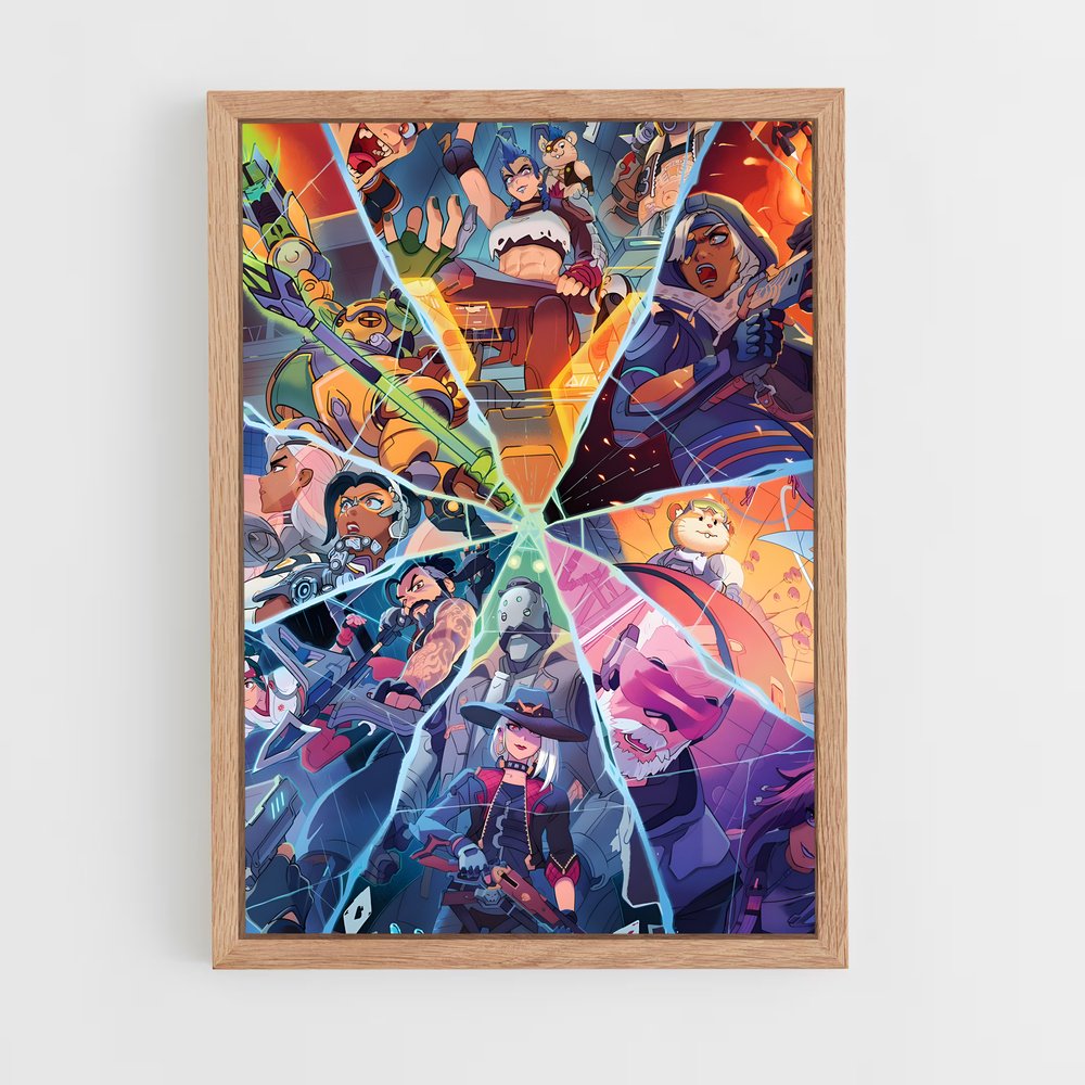 overwatch-1 cadre Bois clair