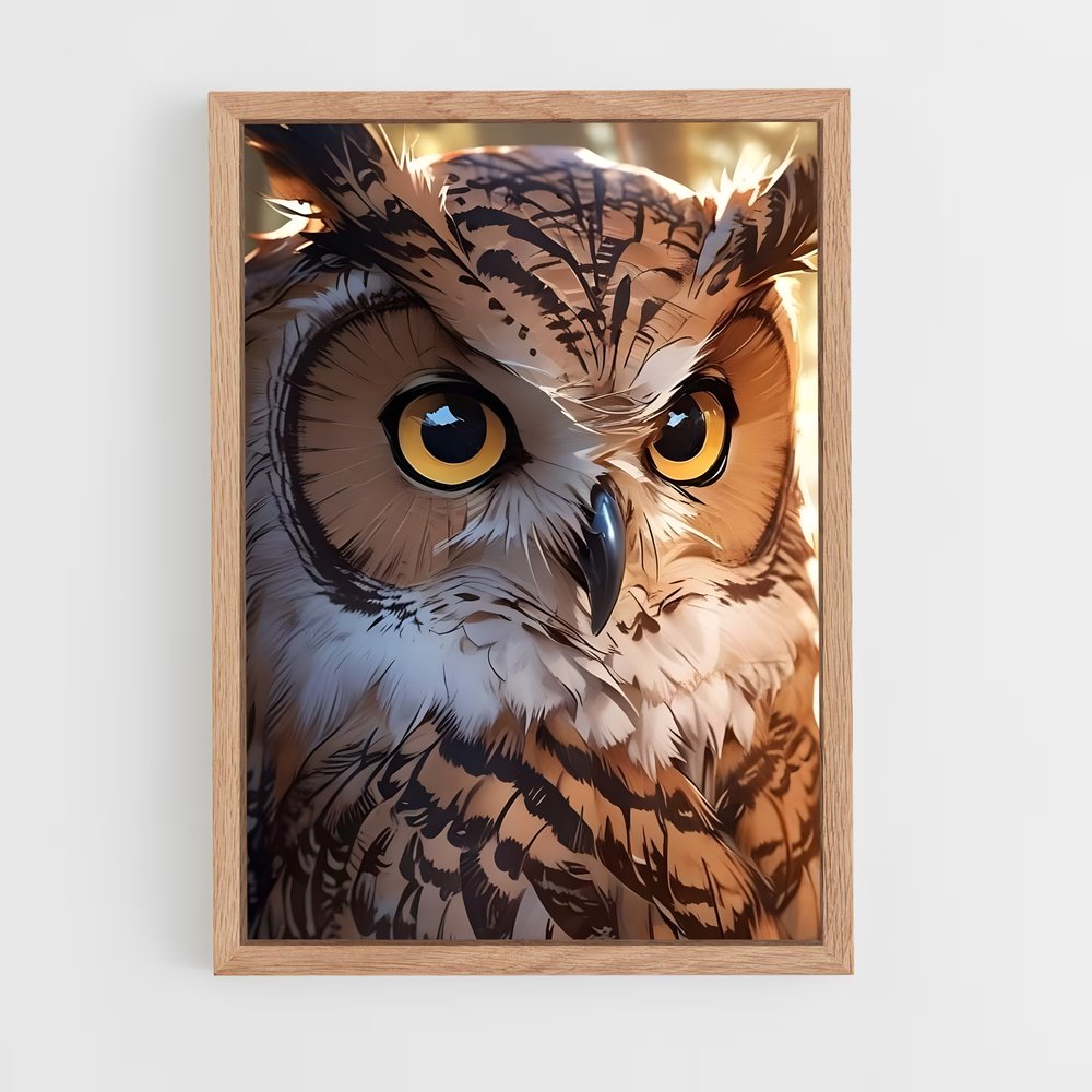 owl-10 cadre Bois clair